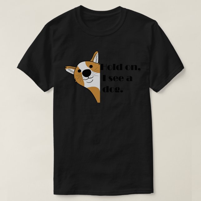 Hund T Shirt (Design framsida)