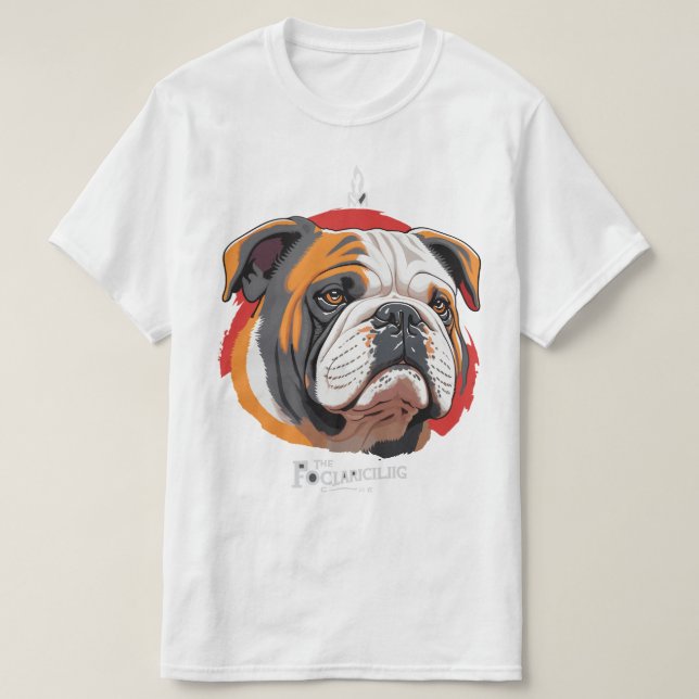 Hund T-shirt (Design framsida)