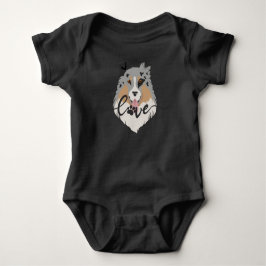 Hund T-Shirt Baby Bodykostym