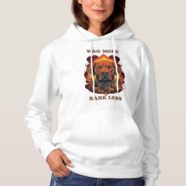 Hund T-shirt-design T Shirt (Framsida)