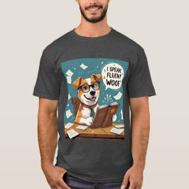 Hund T-Shirt - jag talar flytande trä - Kärtföräld