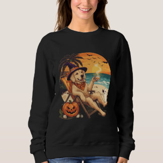 Hund T-Shirt – Rolig Golden Retriever Halloween