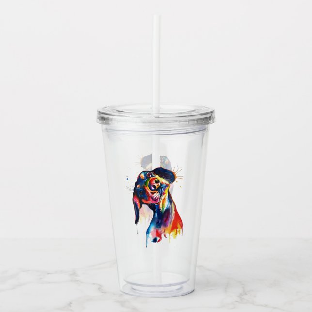 Hund Take Away Mugg (Framsida)