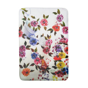 HUND TASS AVTRYCK VATTEN KAN BADRUMSMATTA