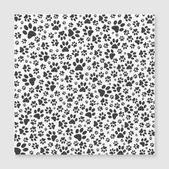 Hund Tass Black and White Polka Dot (Framsida)