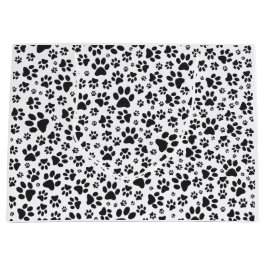 Hund Tass Black and White Polka Dot