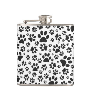 Hund Tass Black and White Polka Dot Fickplunta