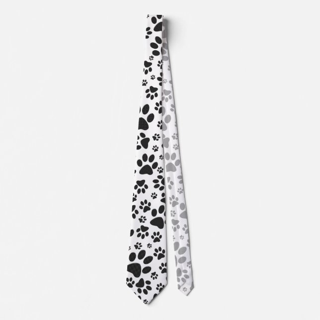 Hund Tass Black and White Polka Dot Slips (Framsida)