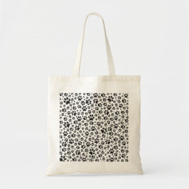 Hund Tass Black and White Polka Dot Tygkasse