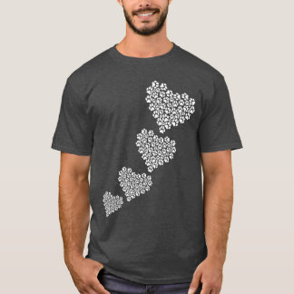 Hund Tass Heart Hund älskare Hundägare Baby Hund T T Shirt