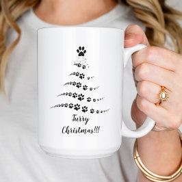 Hund Tass Julgran | Hårig Jul Mugg