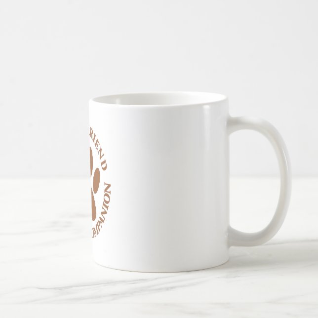 Hund Tass Loyal Friend Kaffemugg (Höger)