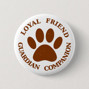Hund Tass Loyal Friend Knapp