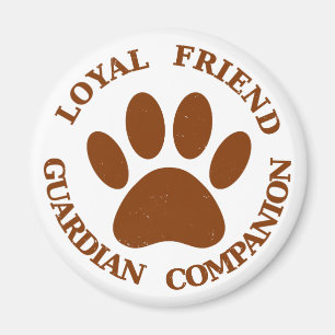 Hund Tass Loyal Friend Magnet