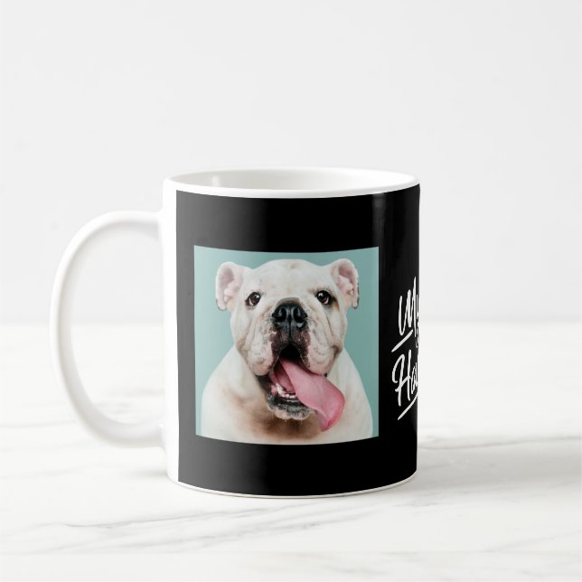 Hund Tass Photo Kaffemugg (Vänster)