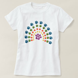Hund Tass Rainbow T-Shirt