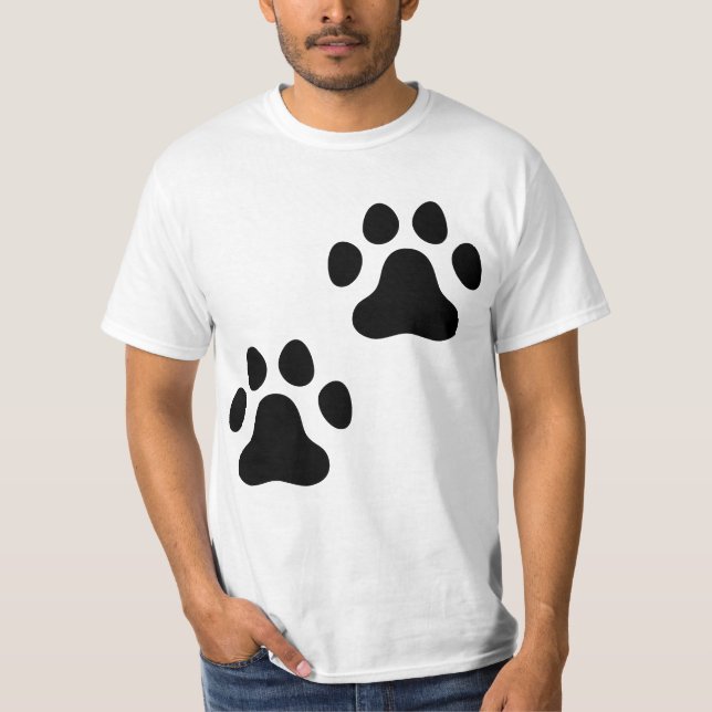 Hund Tass T Shirt (Framsida)