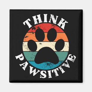 Hund Tass Tänka Pawsitive Magnet
