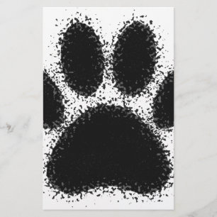 Hund Tass Teckning Brevpapper