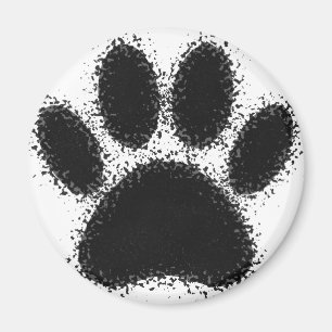 Hund Tass Teckning Magnet
