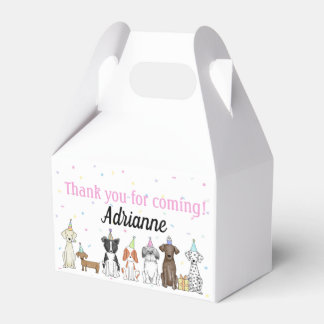 Hund-Tass-ty Birthday Girl Personlig Presentaskar