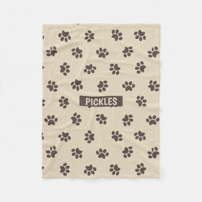 Hund Tass Ull Doggie Blanket, Small Fleecefilt (Framsidan)