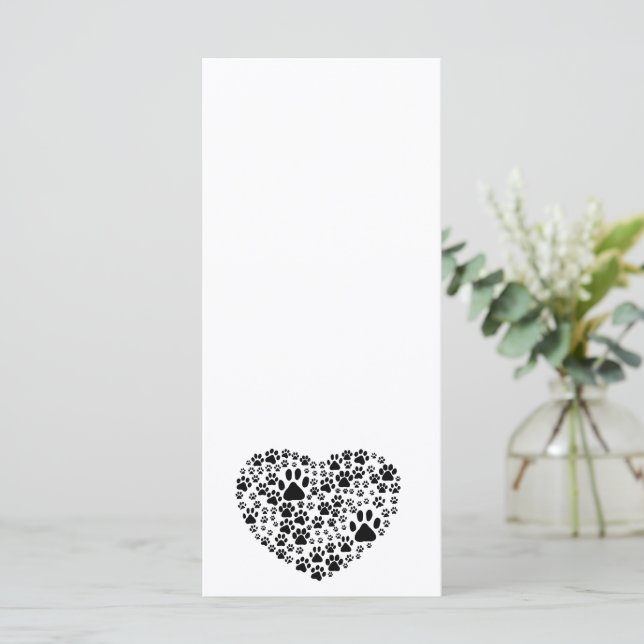 Hund, Tass, valpen Tass, animaliskt Tass, hjärta,, (Stående Fram)