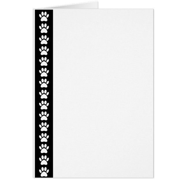 Hund Tass vid Svarta Rand Hälsningskort (Framsidan)