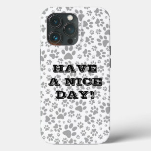 Hund Tassar Black and White Polka Dot Fodral-Mate