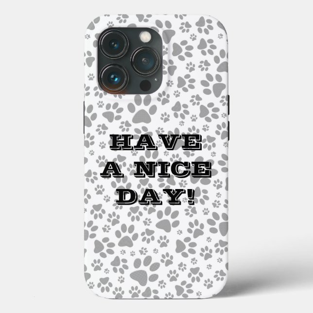 Hund Tassar Black and White Polka Dot Fodral-Mate  (Baksida )