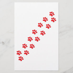 Hund Tassar Brevpapper