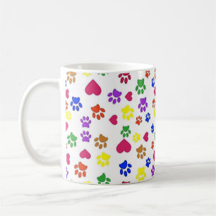 Hund Tassar och Hearts Kaffemugg