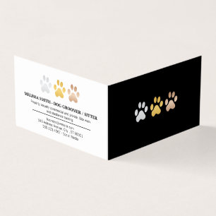 Hund Tassar (Silver, guld, brons) Visitkort