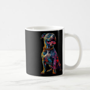 Hund Tattoos Pitbull Tattoed Colorful Tattooed Hun Kaffemugg