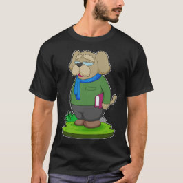 Hund Teacher Bok T Shirt
