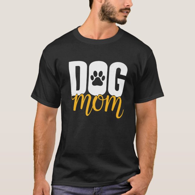 Hund-tecken med Hund-Hund och Hund T Shirt (Framsida)