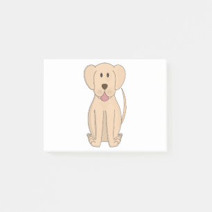 Hund Tecknad Fantastisk Labrador Retriever Post-it Block