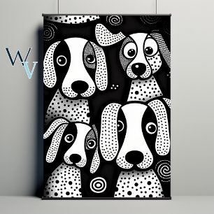 Hund Tecknad Poster