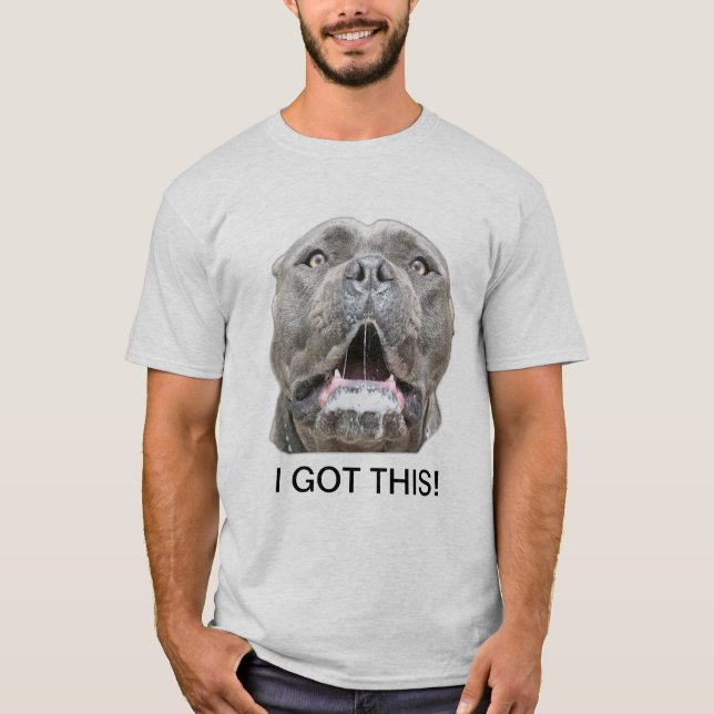 Hund Tees - Käpp Corso Mastiff T Shirt (Framsida)