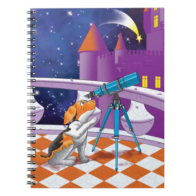 hund telescope anteckningsbok (Framsidan)