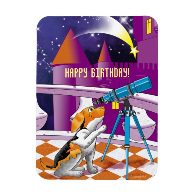 hund telescope magnet (Vertikal)