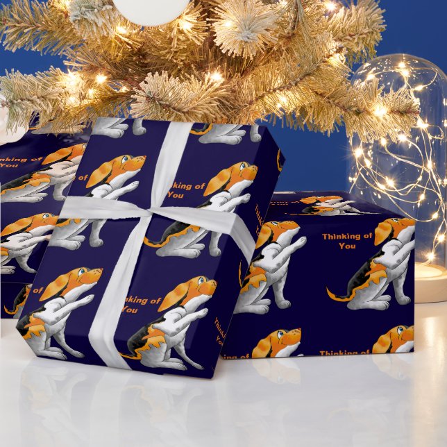 hund telescope presentpapper (Helgdagar)