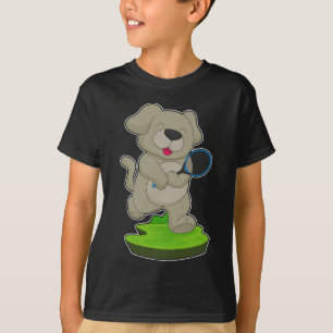 Hund Tennis Tennis racket Sports T Shirt