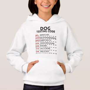 Hund Textering av hemlig kod T Shirt