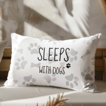 Hund Thed Bedroom Tass avtryck Sleeps med Hundar