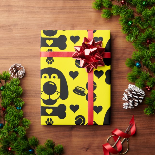 Hund Thned Gift Presentpapper (Julgåva)