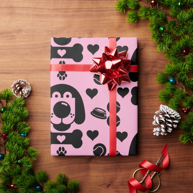 Hund Thned Gift Presentpapper (Julgåva)