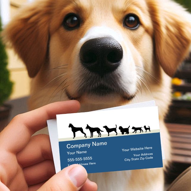 Hund Thned Pet Design Visitkort (Skapare uppladdad)