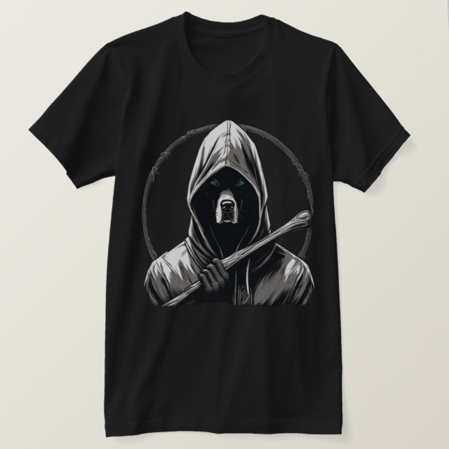 Hund till brottsägaren t shirt (Design framsida)