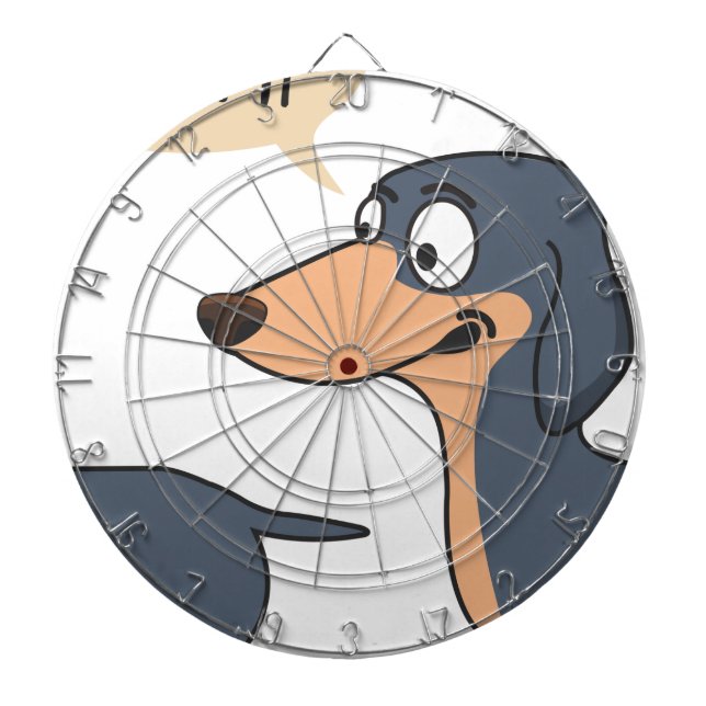 hund tillbaka darttavla (Framsidan)